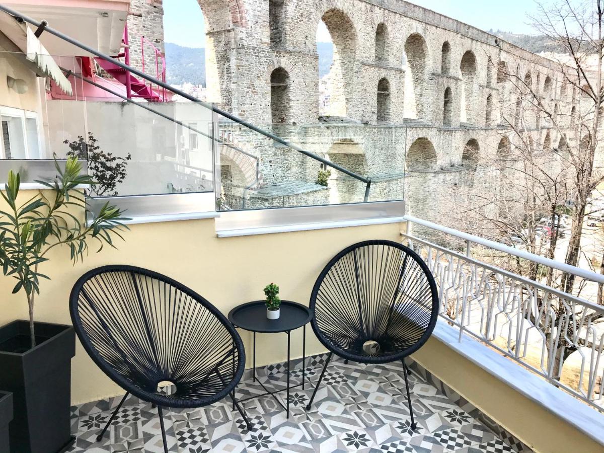Under The Aqueduct Boutique House Lejlighed Kavala Eksteriør billede