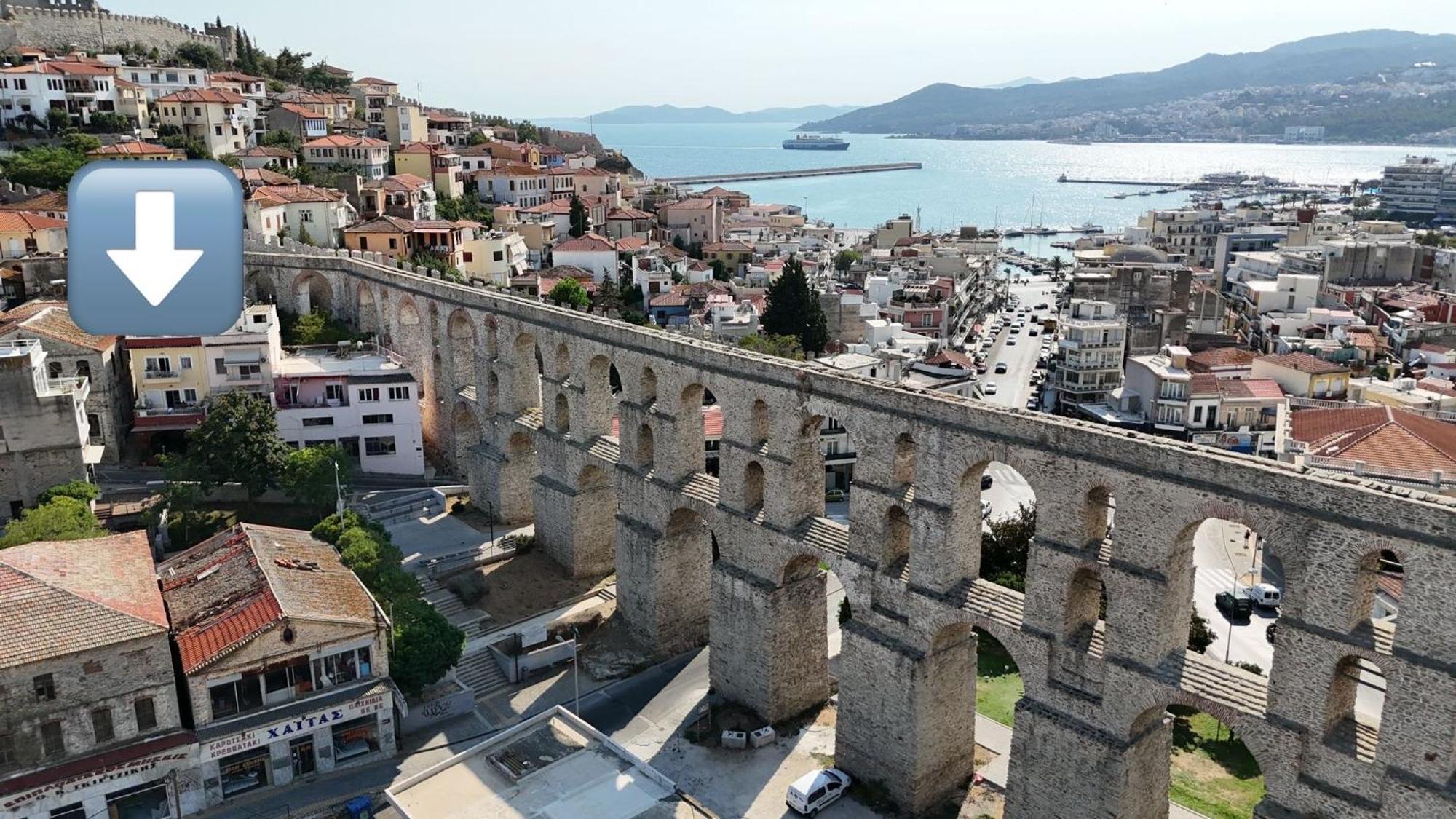 Under The Aqueduct Boutique House Lejlighed Kavala Eksteriør billede